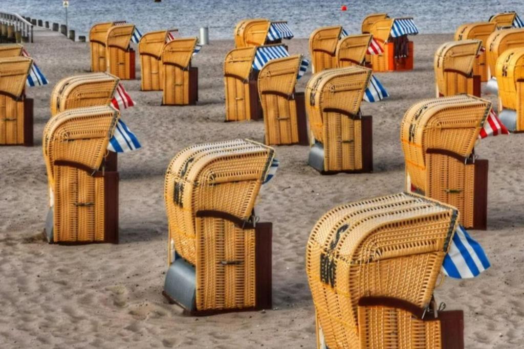 Obj 84 Meerblick Fewo Fuer 2 Bis 3 Personen Strandnah, Wlan 뤼베크 외부 사진